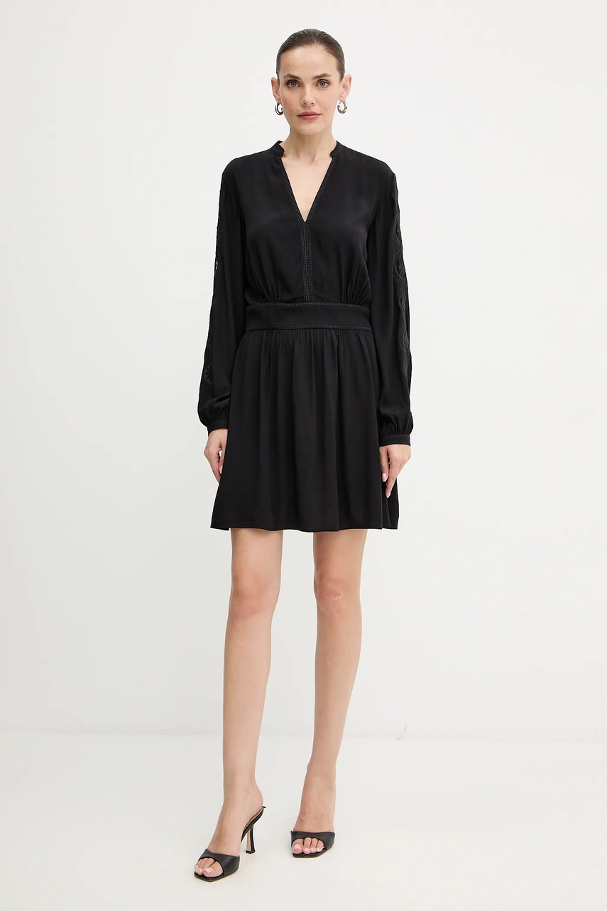 Платье Twinset цвет чёрный mini расклешённое 252TP2150