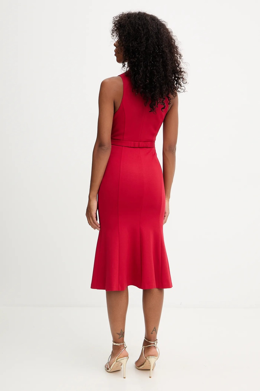 Платье Twinset цвет красный midi прямое 252TP2606