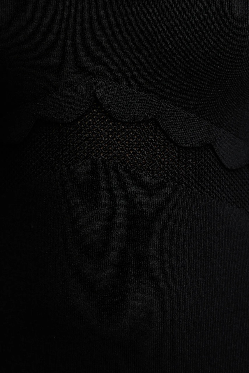 Сукня Twinset колір чорний mini розкльошена 252TP3041