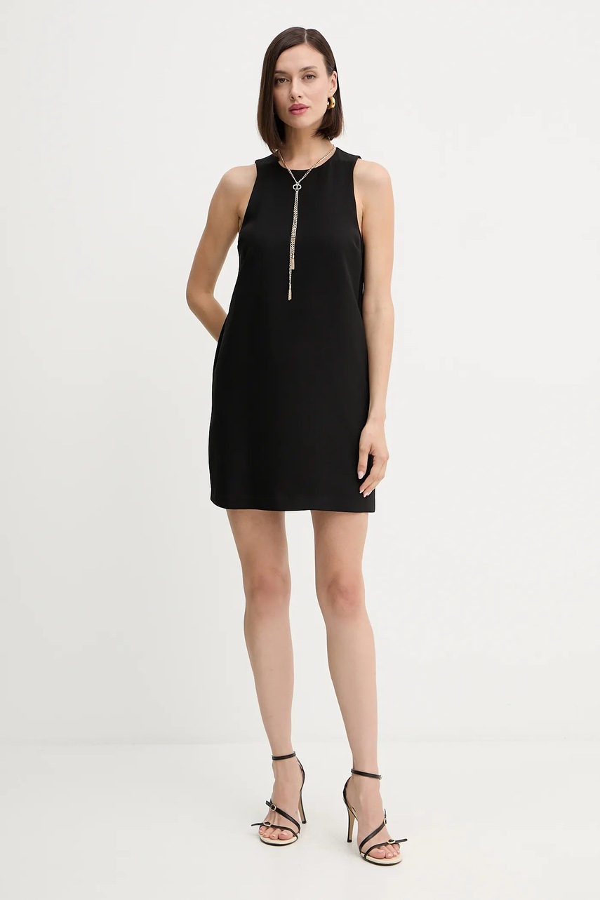 Платье Twinset цвет чёрный mini прямое 252TP2302
