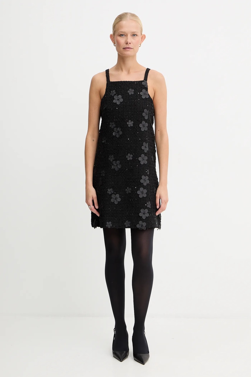 Платье Twinset цвет чёрный mini расклешённое 252TP2142