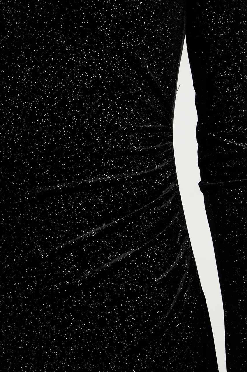 Сукня Armani Exchange колір чорний maxi облягаюча XW000795 AF16143