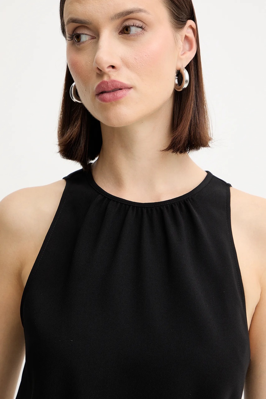 Сукня Armani Exchange колір чорний mini розкльошена XW001248 AF16151