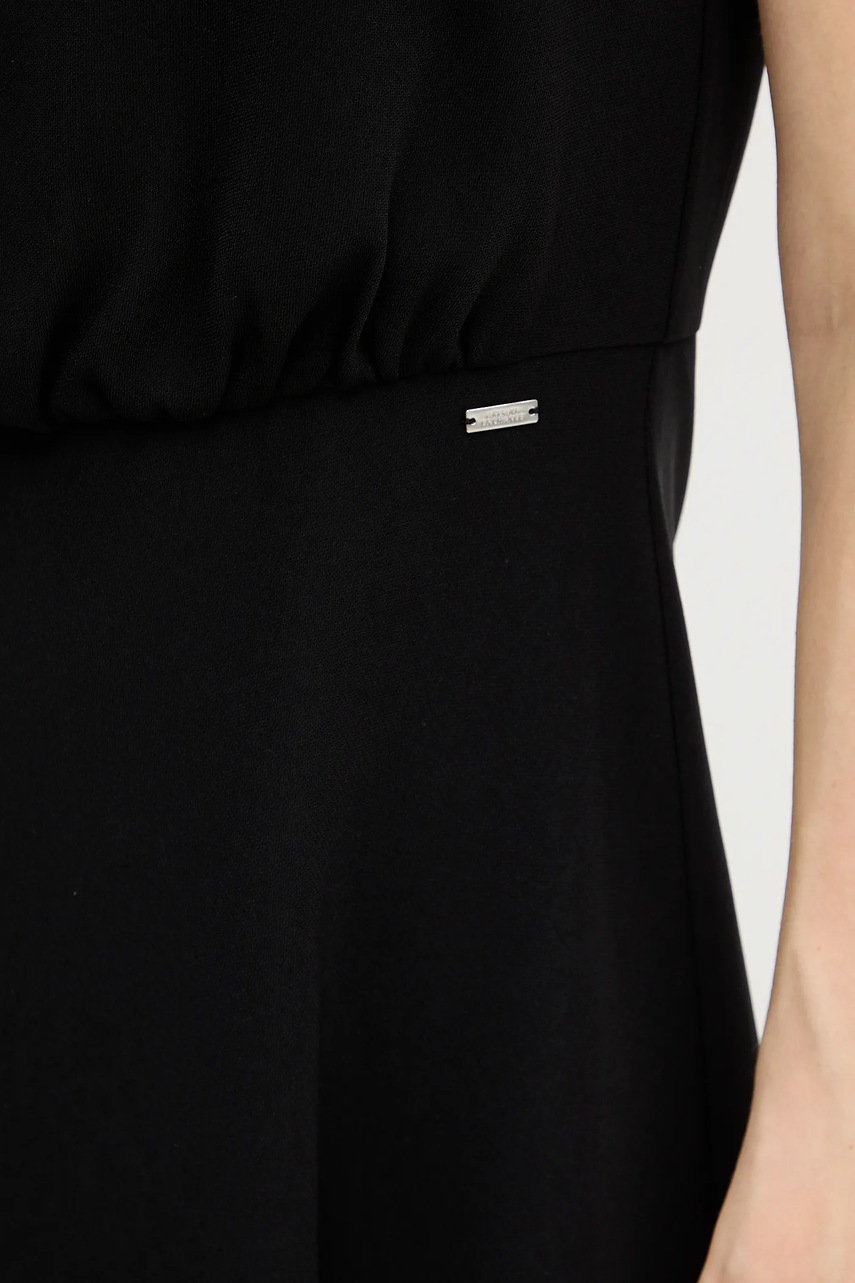 Сукня Armani Exchange колір чорний mini розкльошена XW001248 AF16151
