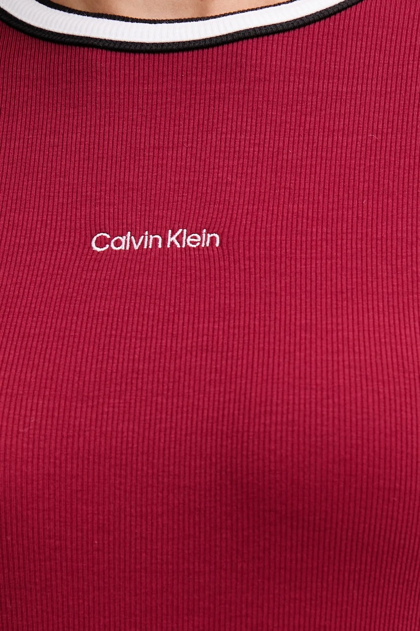 Сукня Calvin Klein Jeans колір бордовий mini пряма LV047D202G