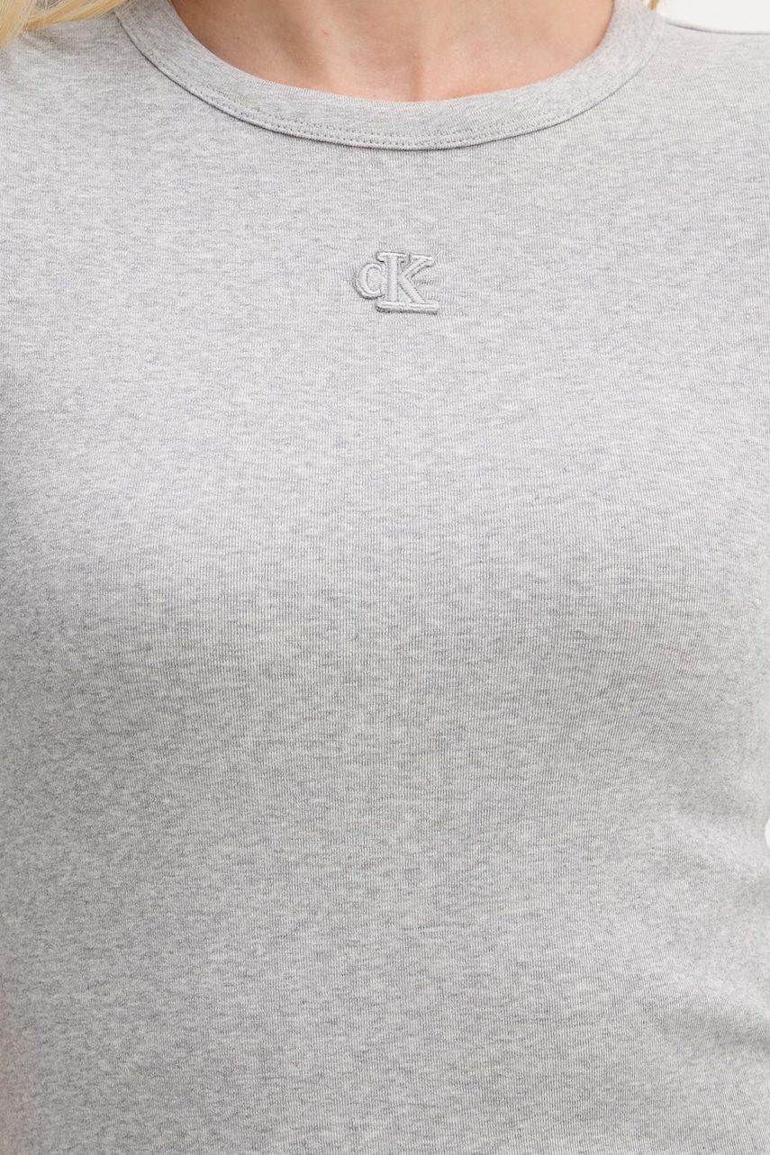 Calvin Klein Jeans šaty bavlnené s elastanom