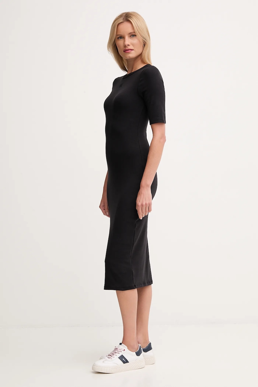 Сукня Calvin Klein Jeans колір чорний mini облягаюча LV047D217G