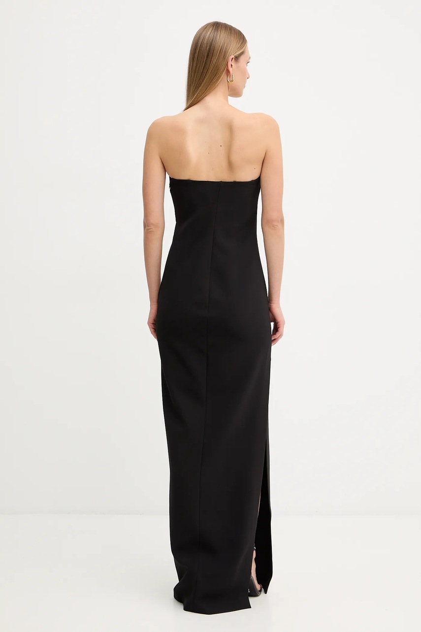 Сукня Elisabetta Franchi колір чорний maxi пряма ABR4652E3