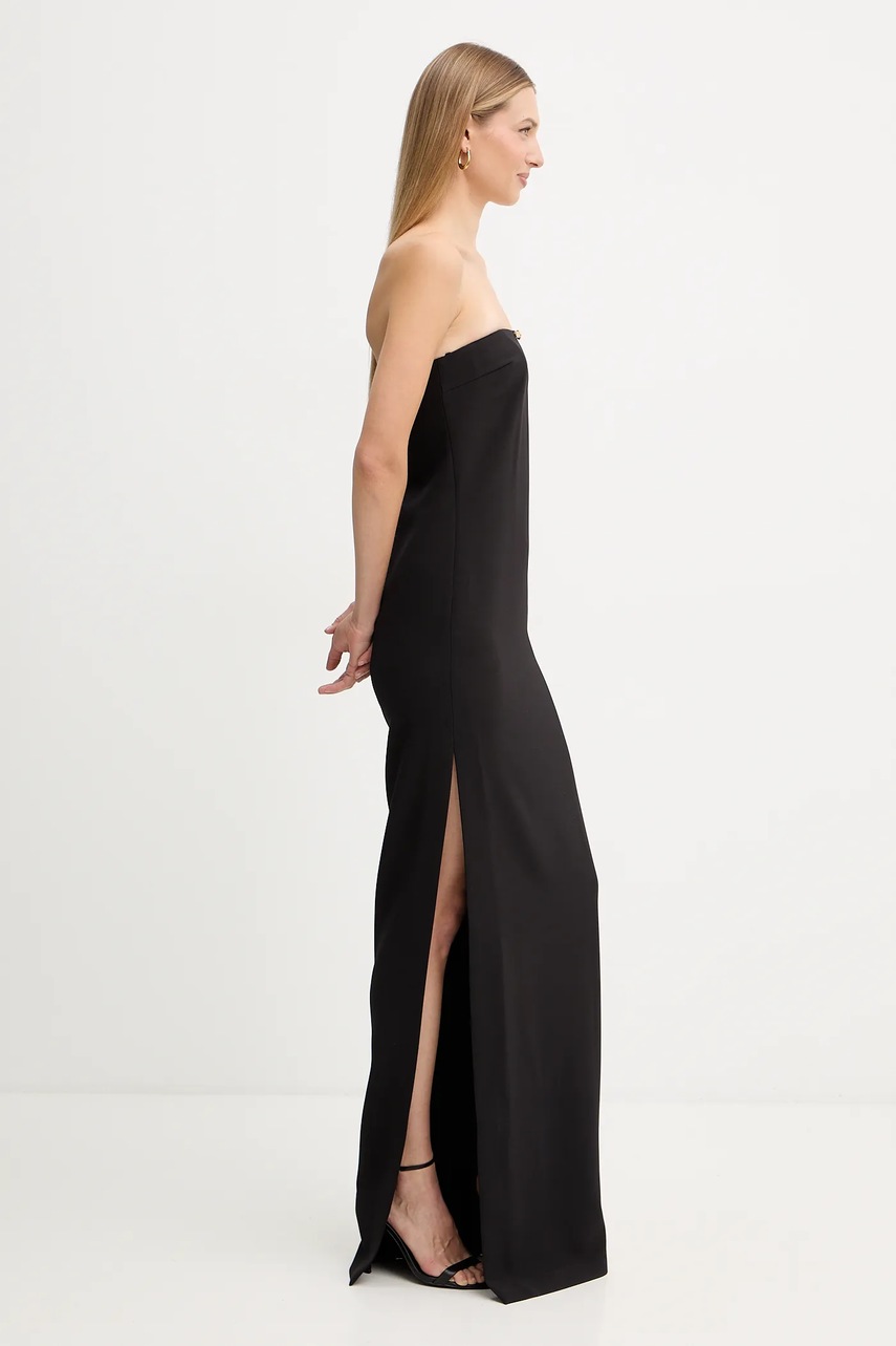 Сукня Elisabetta Franchi колір чорний maxi пряма ABR4652E3