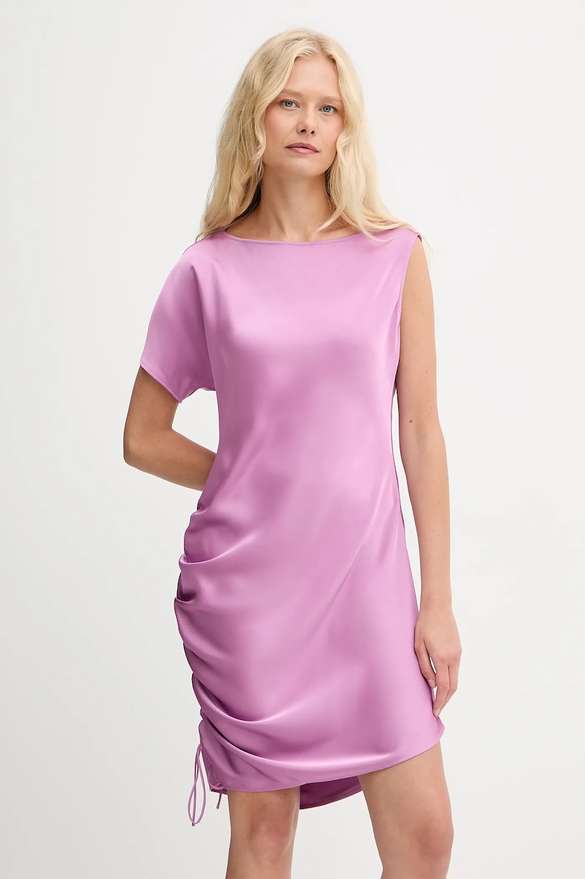 MAX&Co. rochie culoarea violet, mini, drept, 2526226131200