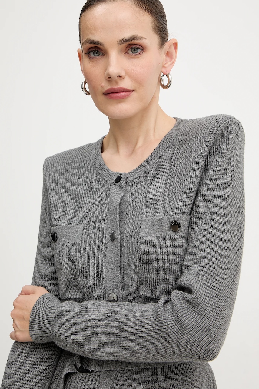 Сукня Liu Jo колір сірий mini пряма MF5371 MS99E