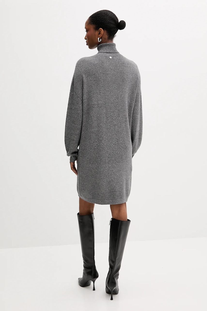 Сукня Liu Jo колір сірий mini oversize MF5484 MA27R