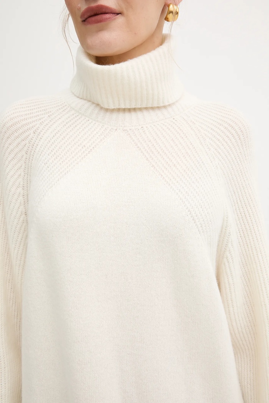 Вовняна сукня Liu Jo колір білий mini пряма MF5063 MS009