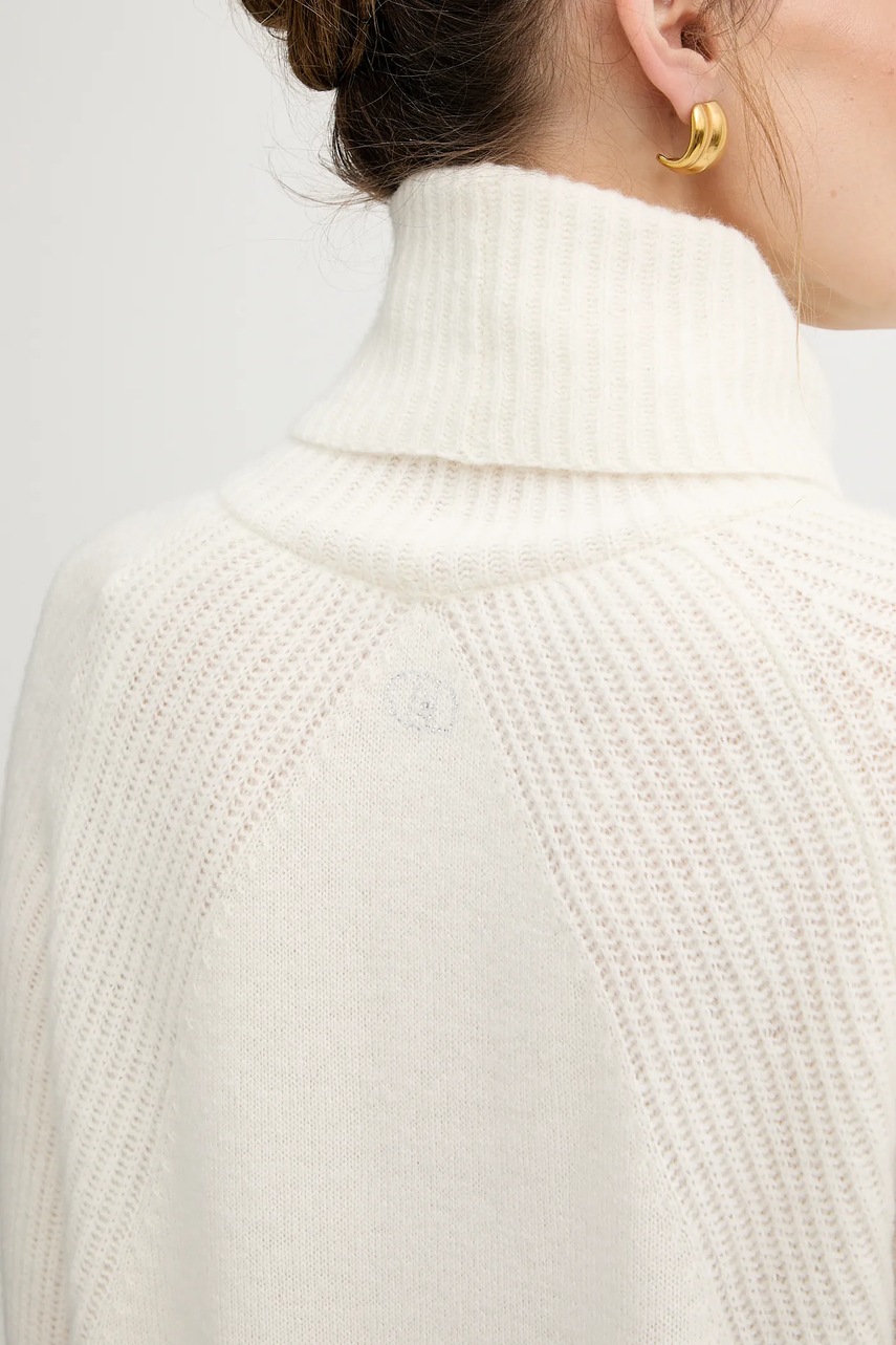 Вовняна сукня Liu Jo колір білий mini пряма MF5063 MS009