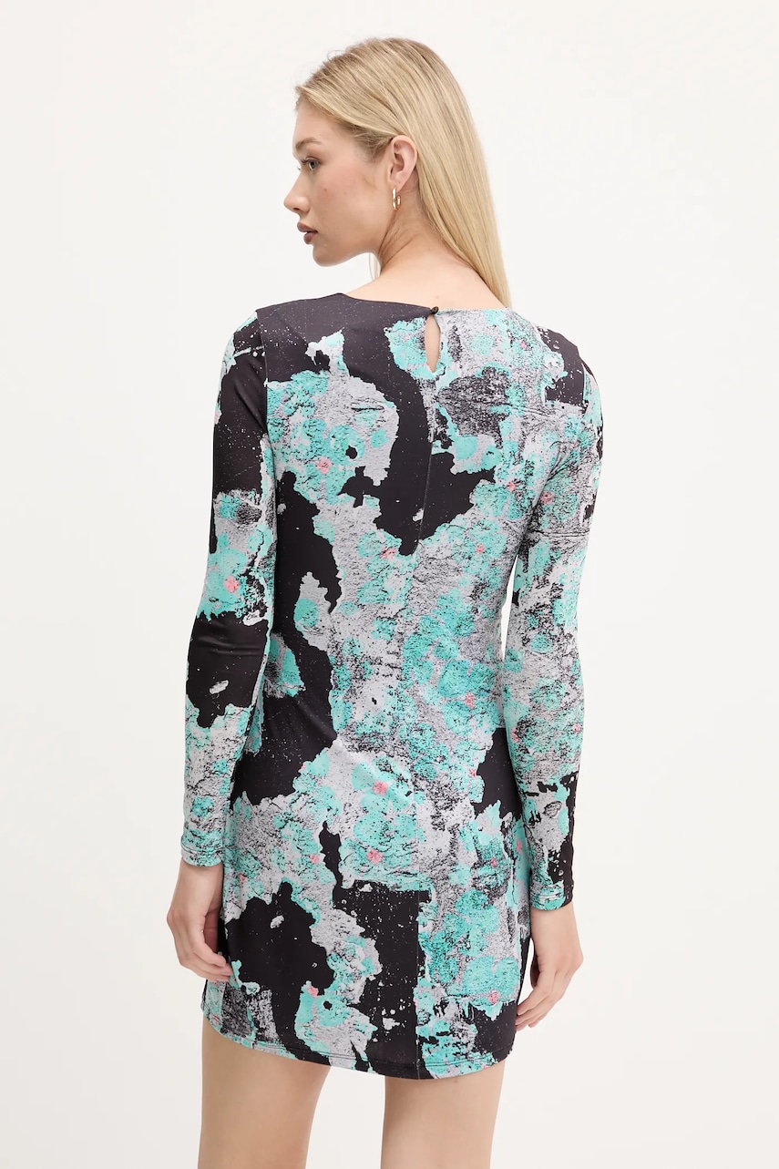 Сукня Desigual WALL LACROIX колір чорний mini розкльошена 25WWVK09