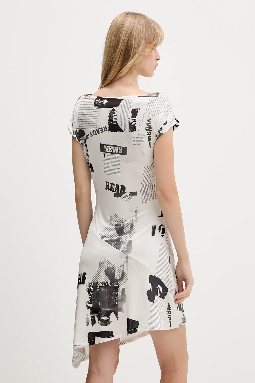 Сукня і светр Desigual ORIANA колір бежевий mini розкльошена 25WWVK42