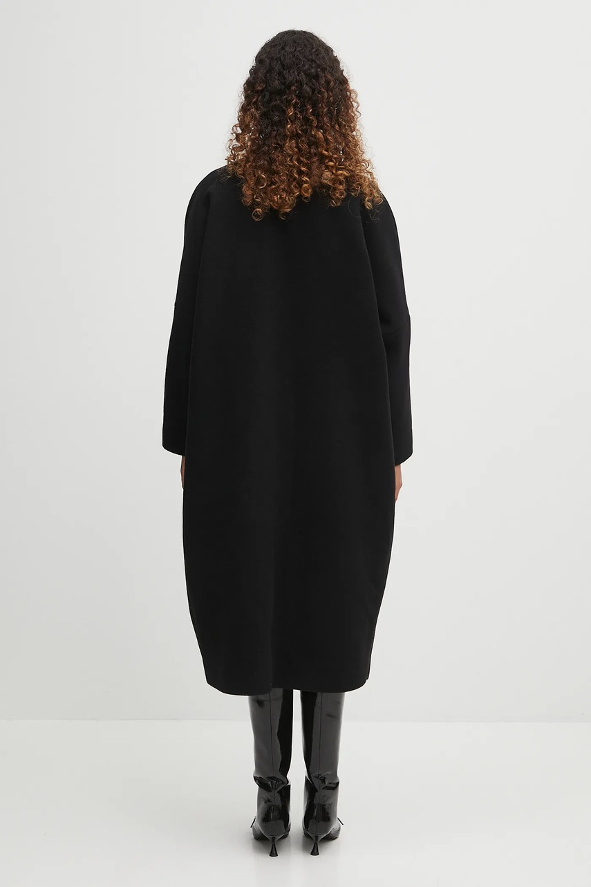 Бавовняна сукня MM6 Maison Margiela колір чорний mini oversize S52CT0793.M35480.900