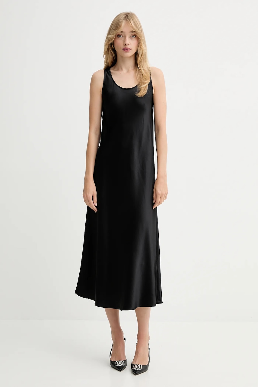 Сукня Marella Emme by Marella колір чорний maxi пряма 2525226021200