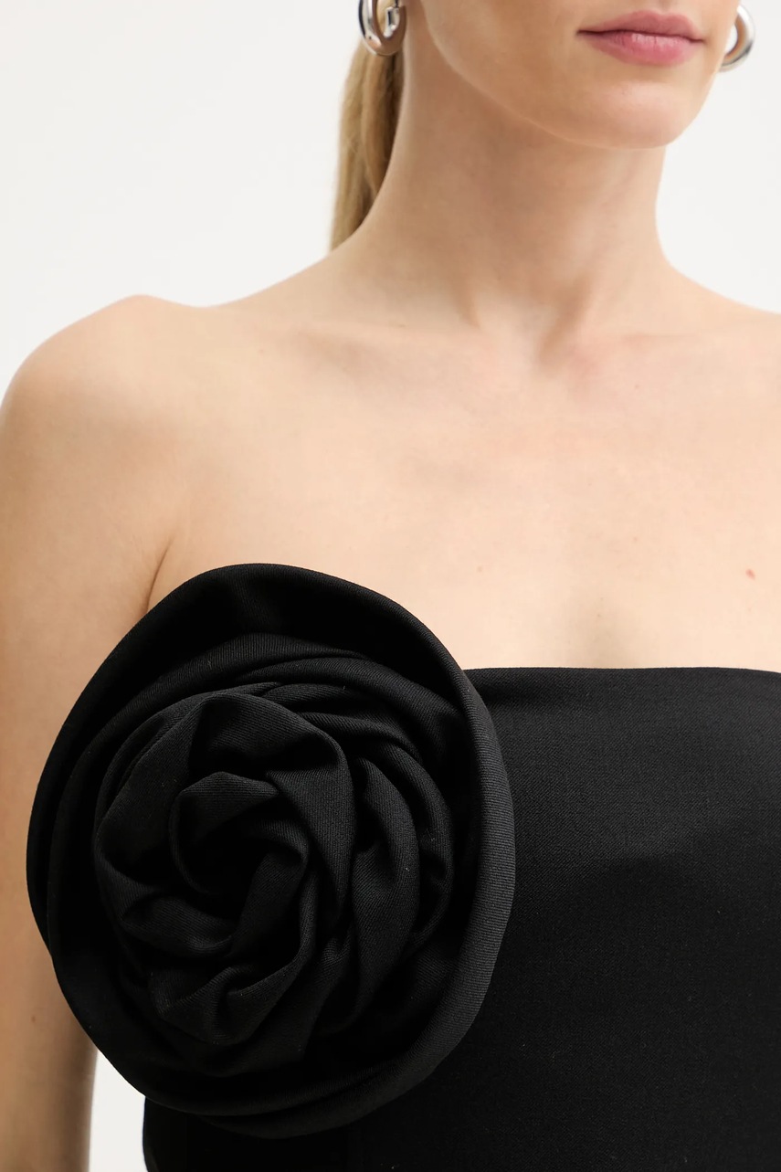 Сукня Marella колір чорний midi облягаюча 2523226032200