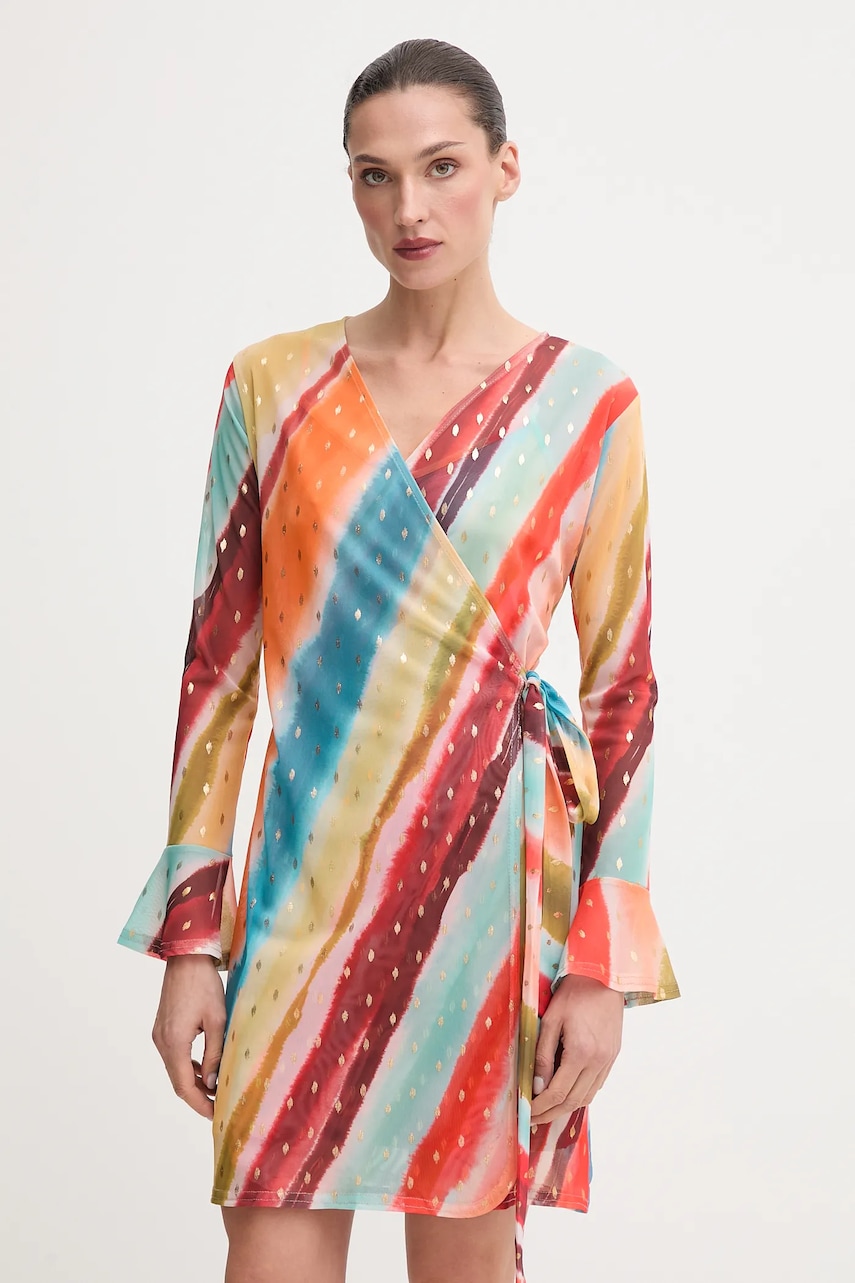 Never Fully Dressed rochie culoarea portocaliu, mini, drept, NFDDR2797