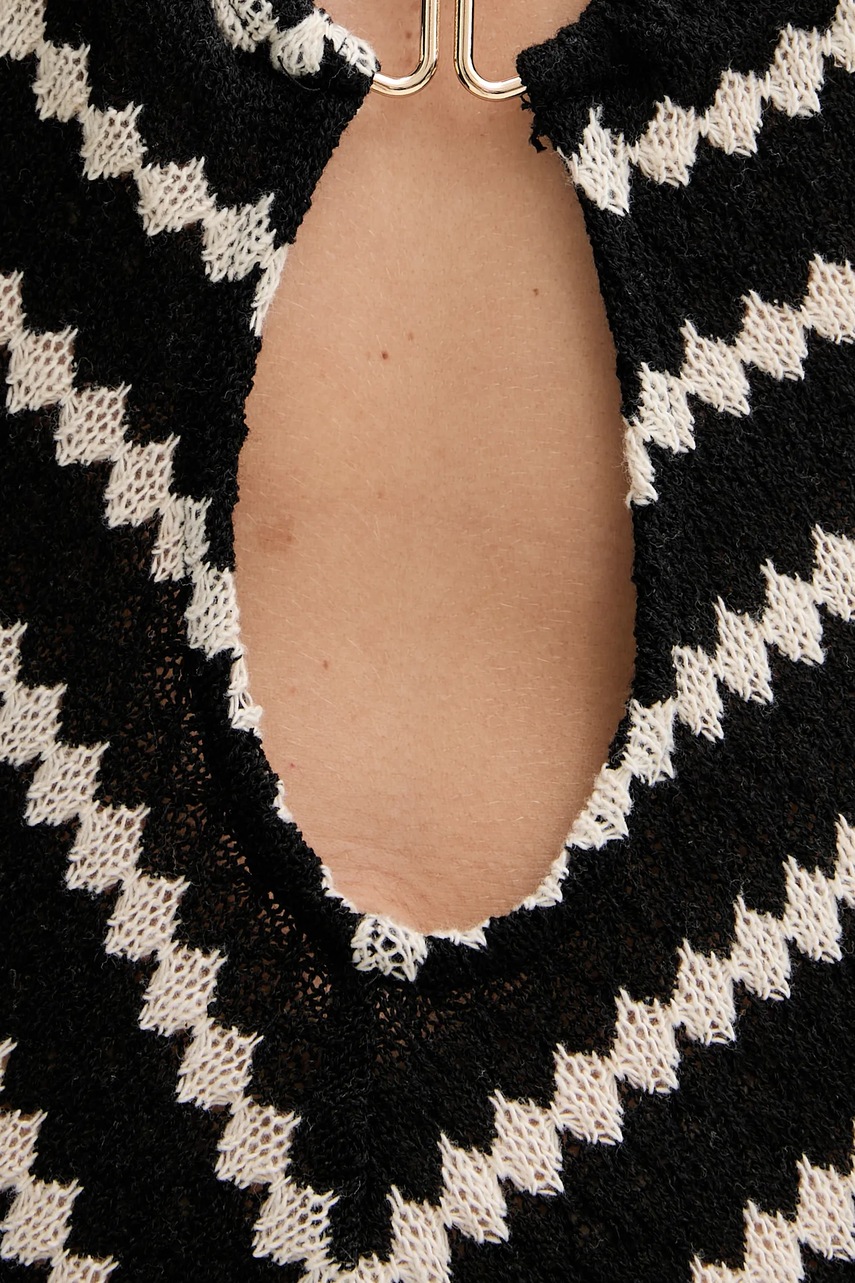 Βαμβακερό φόρεμα Bardot φωτογραφία