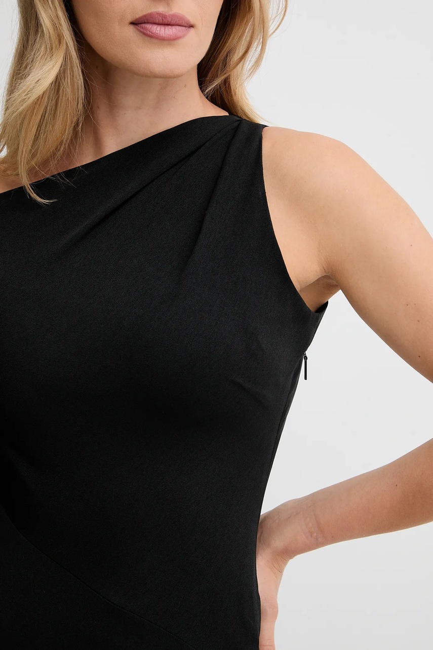 Сукня Calvin Klein колір чорний maxi розкльошена LV044D045G