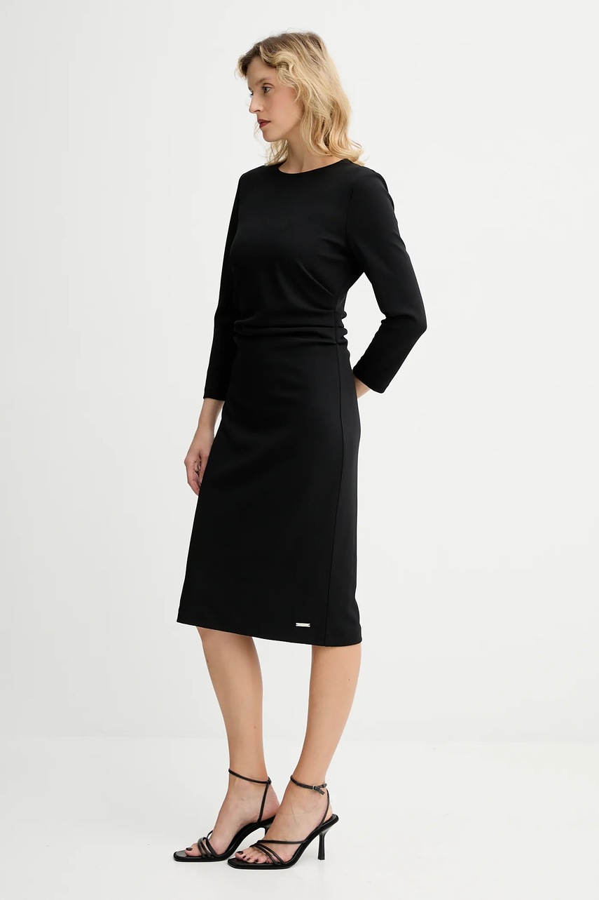 Платье Calvin Klein цвет чёрный mini прямое LV044D062G