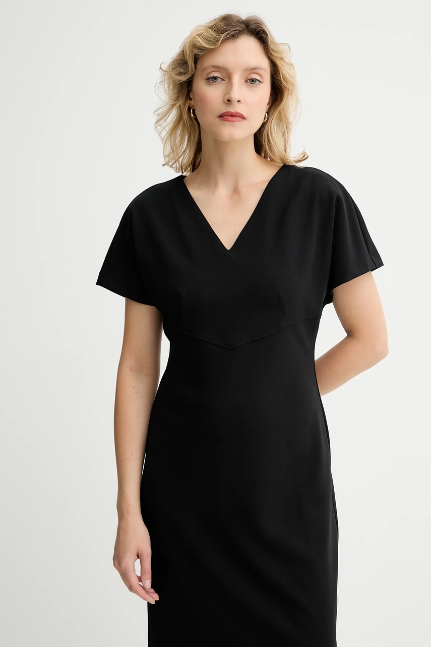 Сукня Calvin Klein колір чорний midi пряма LV044D064G