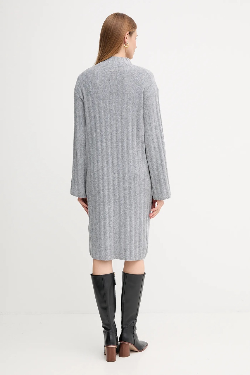 Сукня з вовною Barbour SOPHIA колір сірий mini oversize LDR0939