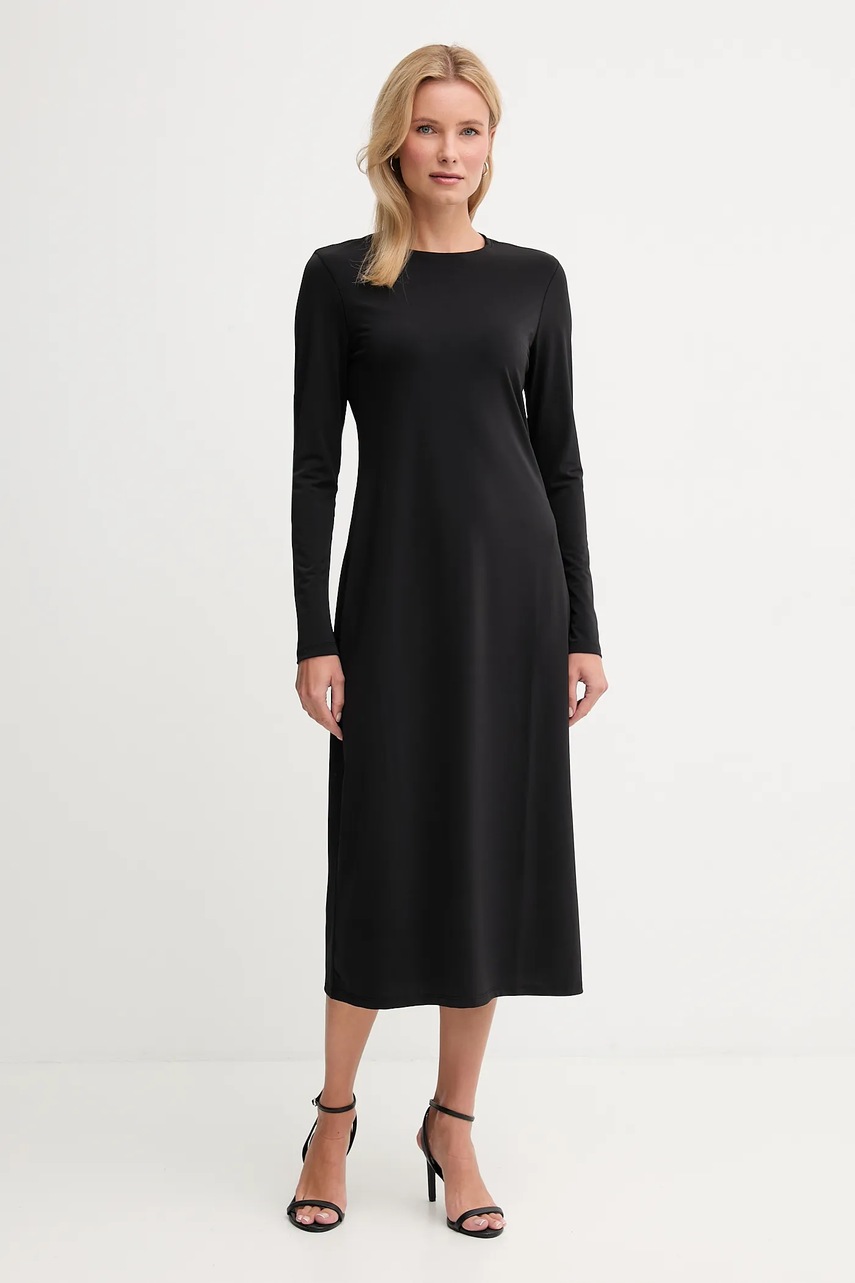 Сукня Calvin Klein Jeans колір чорний maxi облягаюча LV047D212G