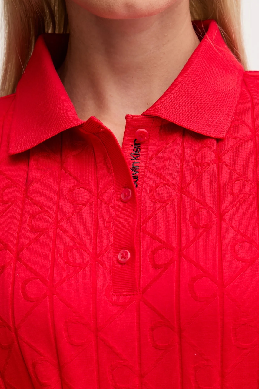 Bavlněné šaty Calvin Klein Jeans