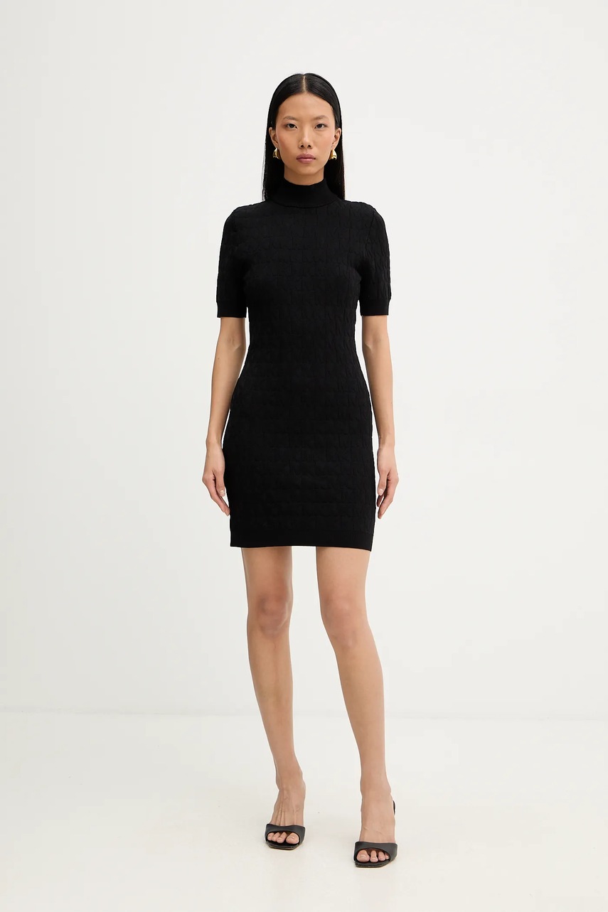 Сукня MICHAEL Michael Kors колір чорний mini облягаюча MF58393JWV