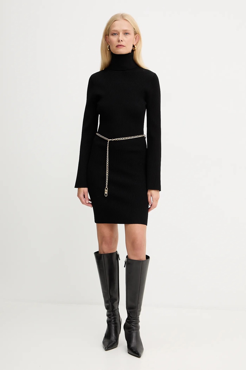 Сукня MICHAEL Michael Kors колір чорний mini облягаюча MF583C633D
