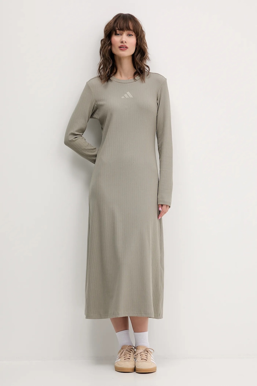 Платье adidas All Szn Winterized midi облегающее JW7431 Платье adidas All Szn Winterized midi облегающее JW7431