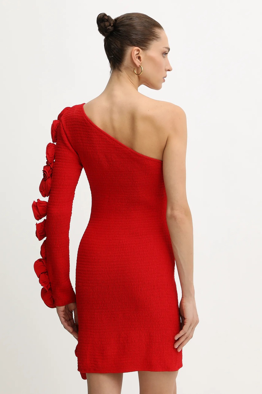Сукня Farm Rio колір червоний mini облягаюча 346139
