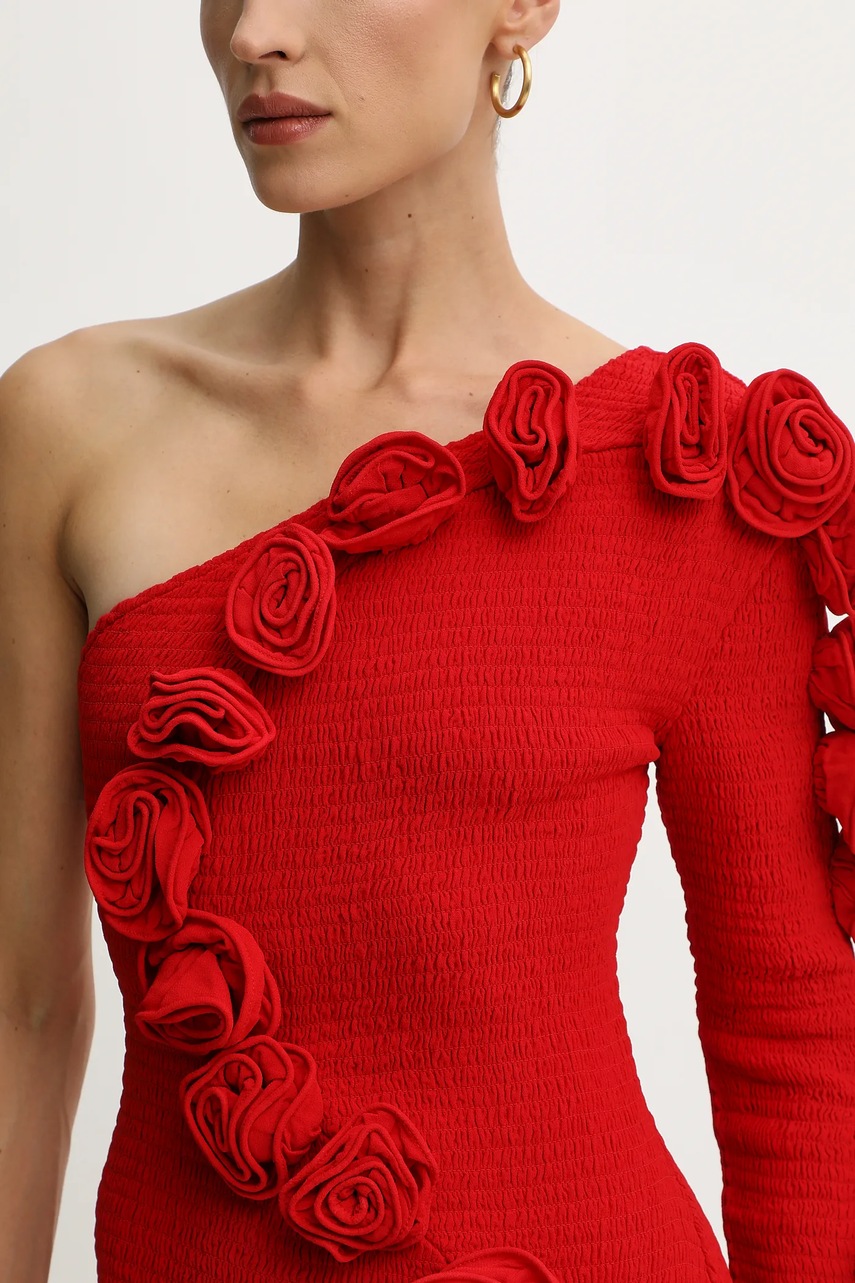 Сукня Farm Rio колір червоний mini облягаюча 346139