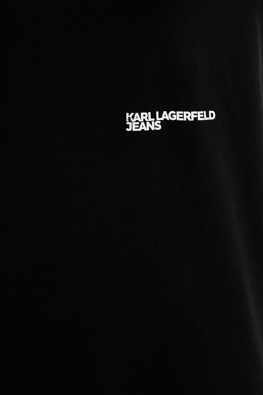 Бавовняна сукня Karl Lagerfeld Jeans колір чорний mini oversize A4W13054