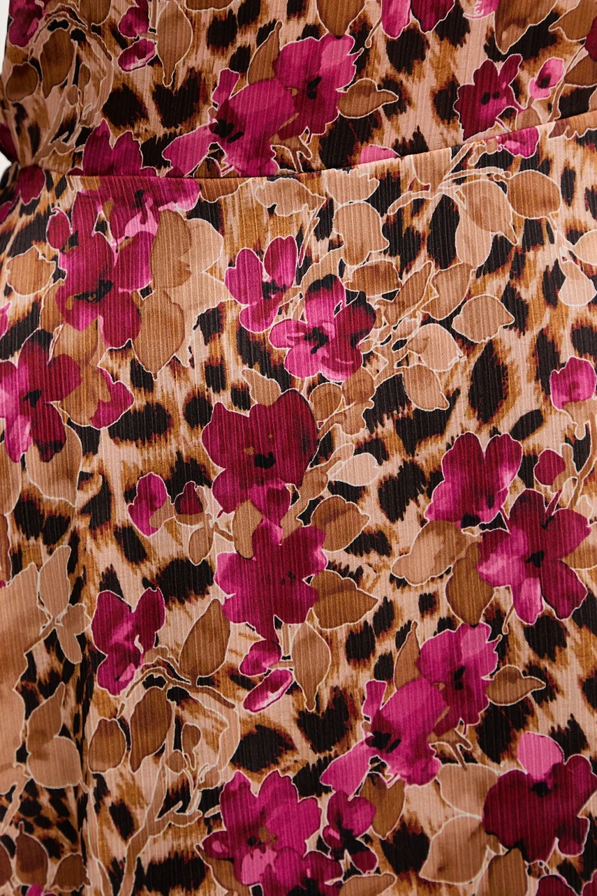 Сукня Morgan колір коричневий mini розкльошена RIZAC.F