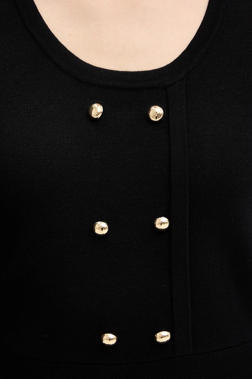 Сукня Morgan колір чорний mini облягаюча RMRETRO