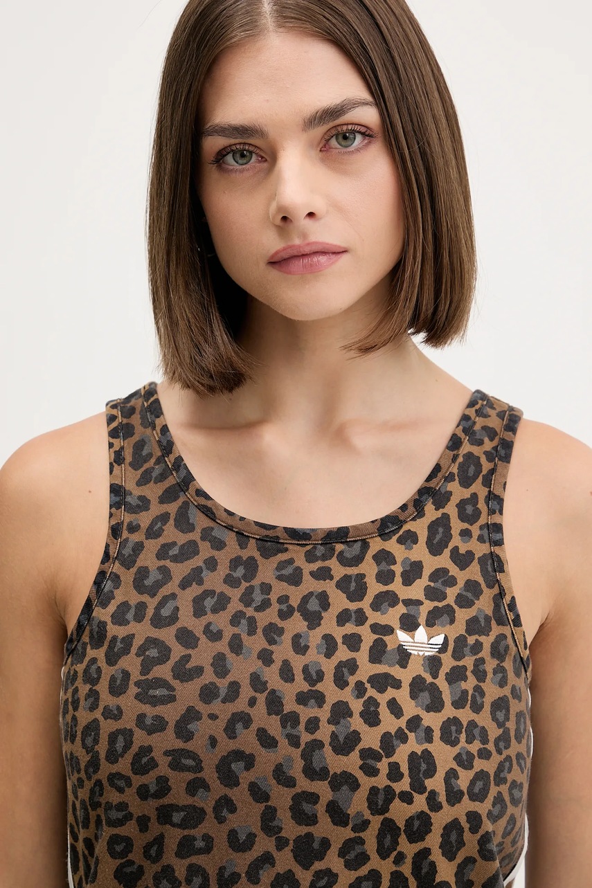 Джинсова сукня adidas Originals