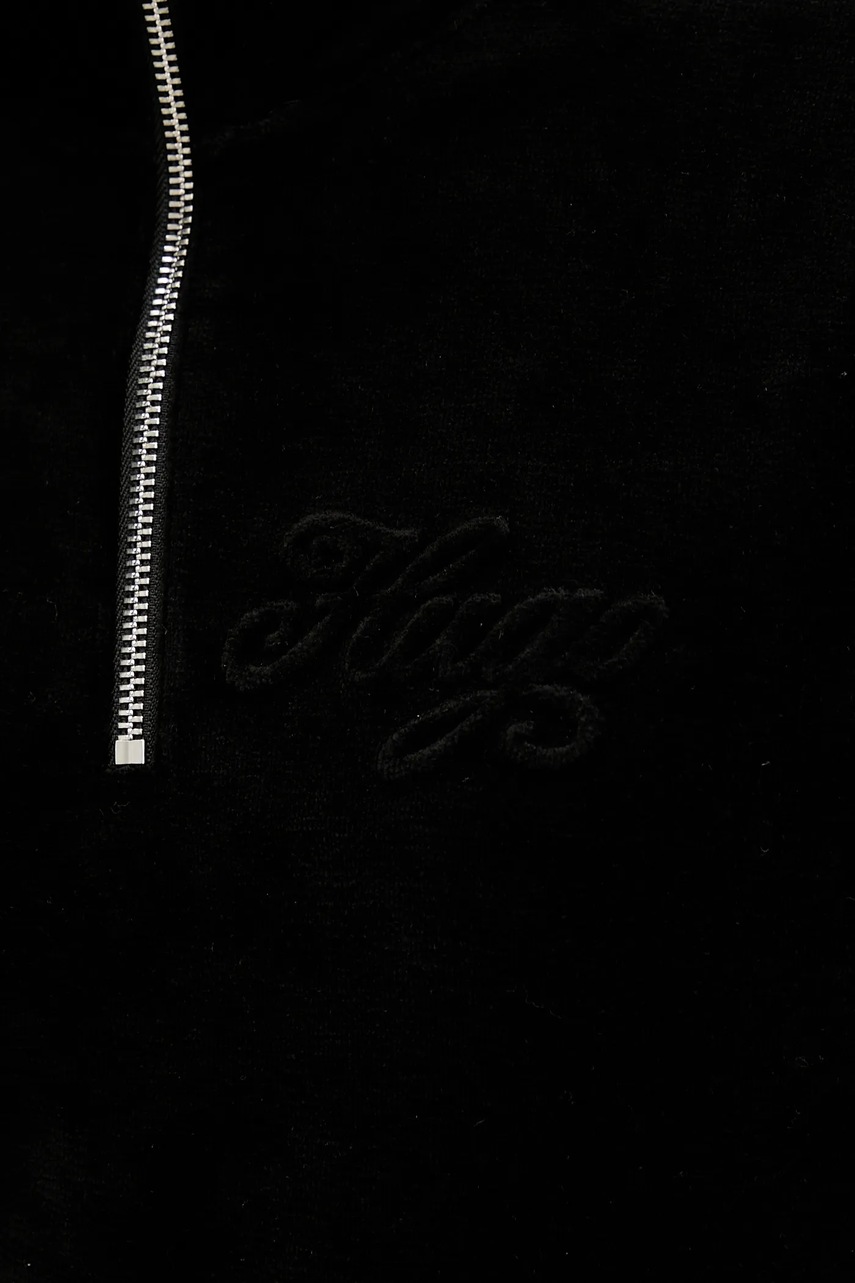 Велюрова сукня Hugo Blue колір чорний mini облягаюча 50549677