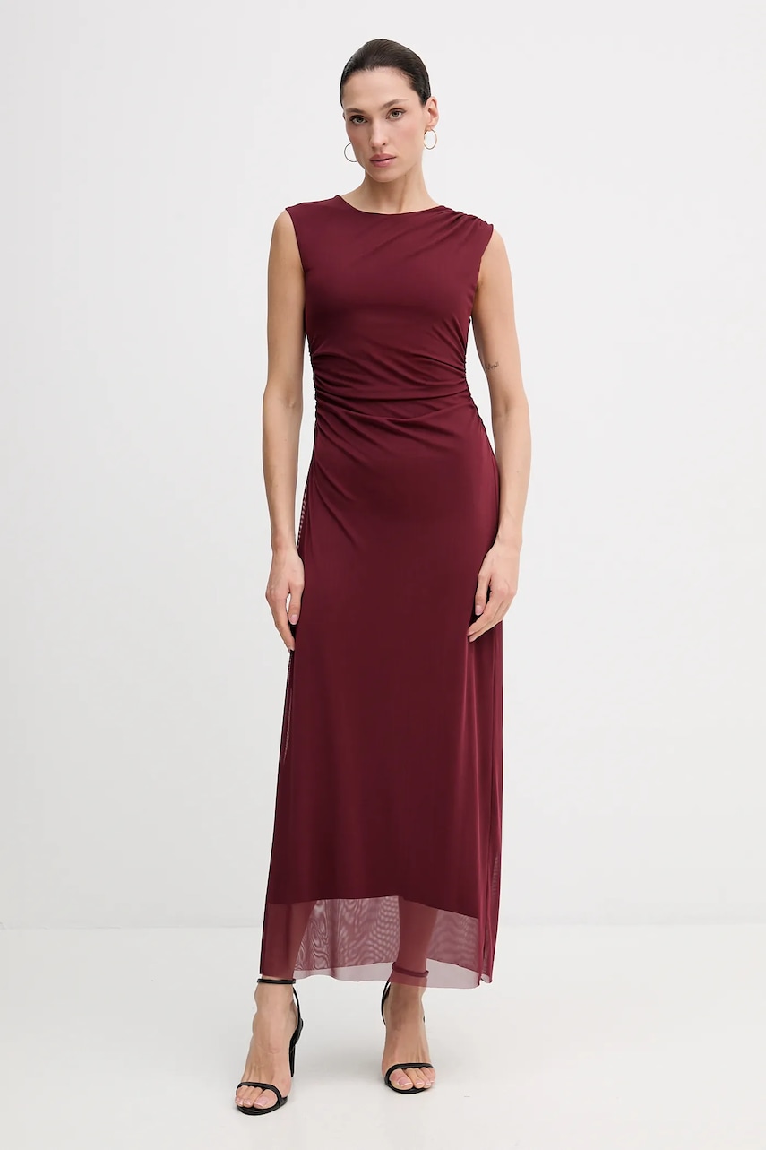 Pedro del Hierro rochie culoarea bordo, maxi, mulată, 6192943