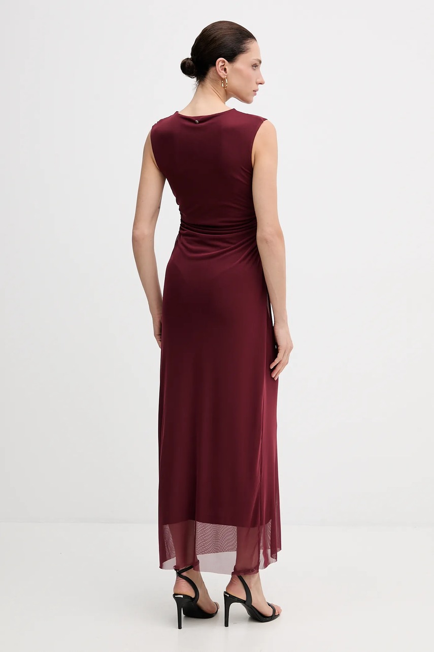 Сукня Pedro del Hierro колір бордовий maxi облягаюче 6192943