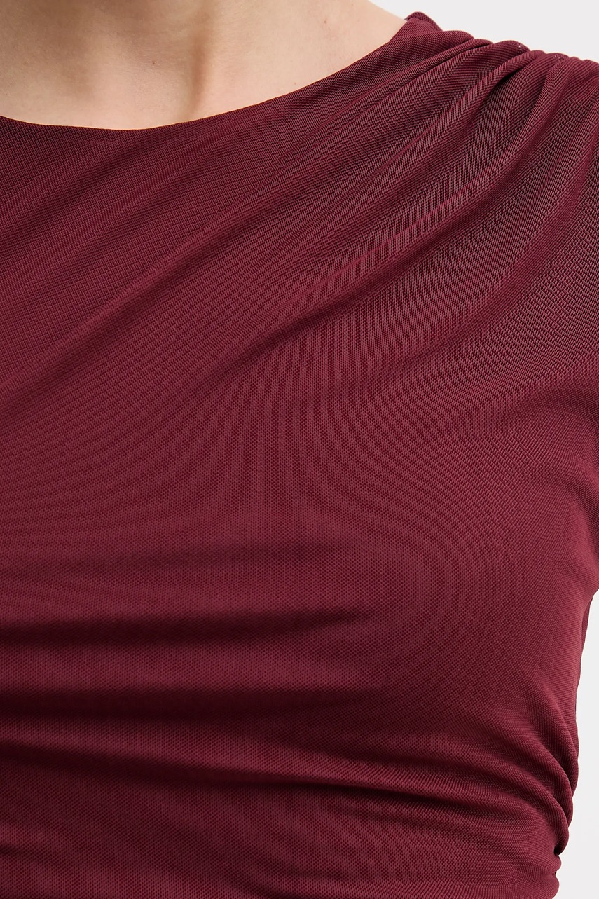 Сукня Pedro del Hierro колір бордовий maxi облягаюче 6192943