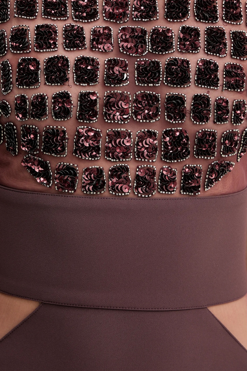 Сукня Elisabetta Franchi колір бордовий midi облягаюча AB83457E2