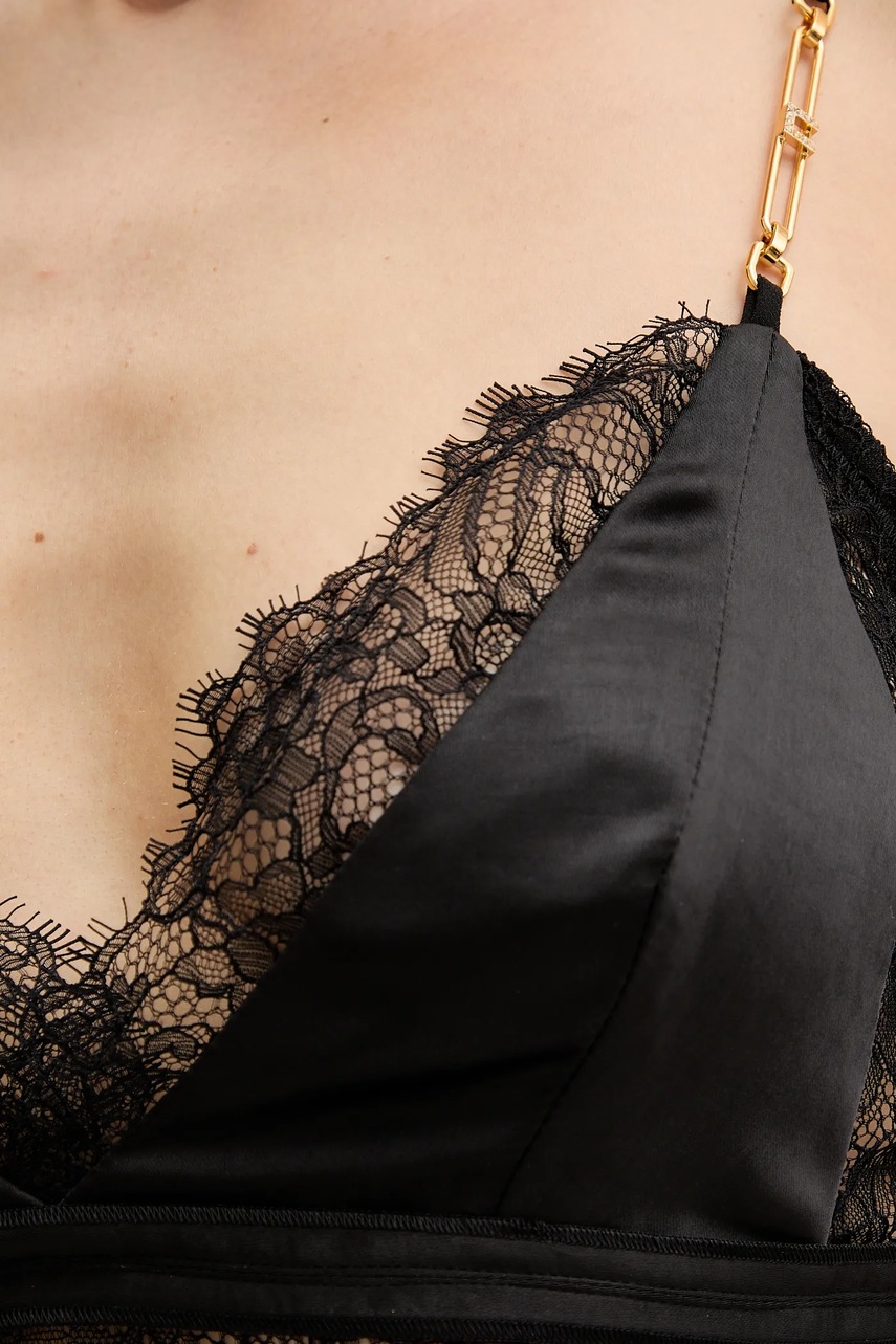 Сукня Elisabetta Franchi колір чорний mini облягаюча AB88457E2