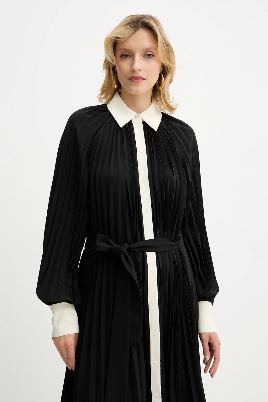 Сукня Karl Lagerfeld колір чорний midi oversize A4W13047