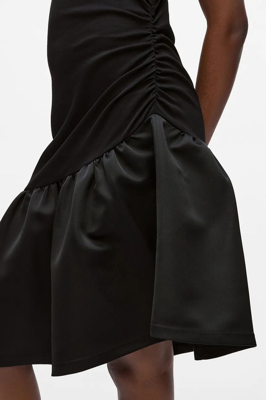 Сукня Karl Lagerfeld колір чорний mini розкльошена A4W13018