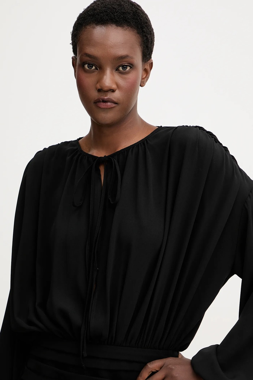 Сукня Aniye By колір чорний mini розкльошена 181170