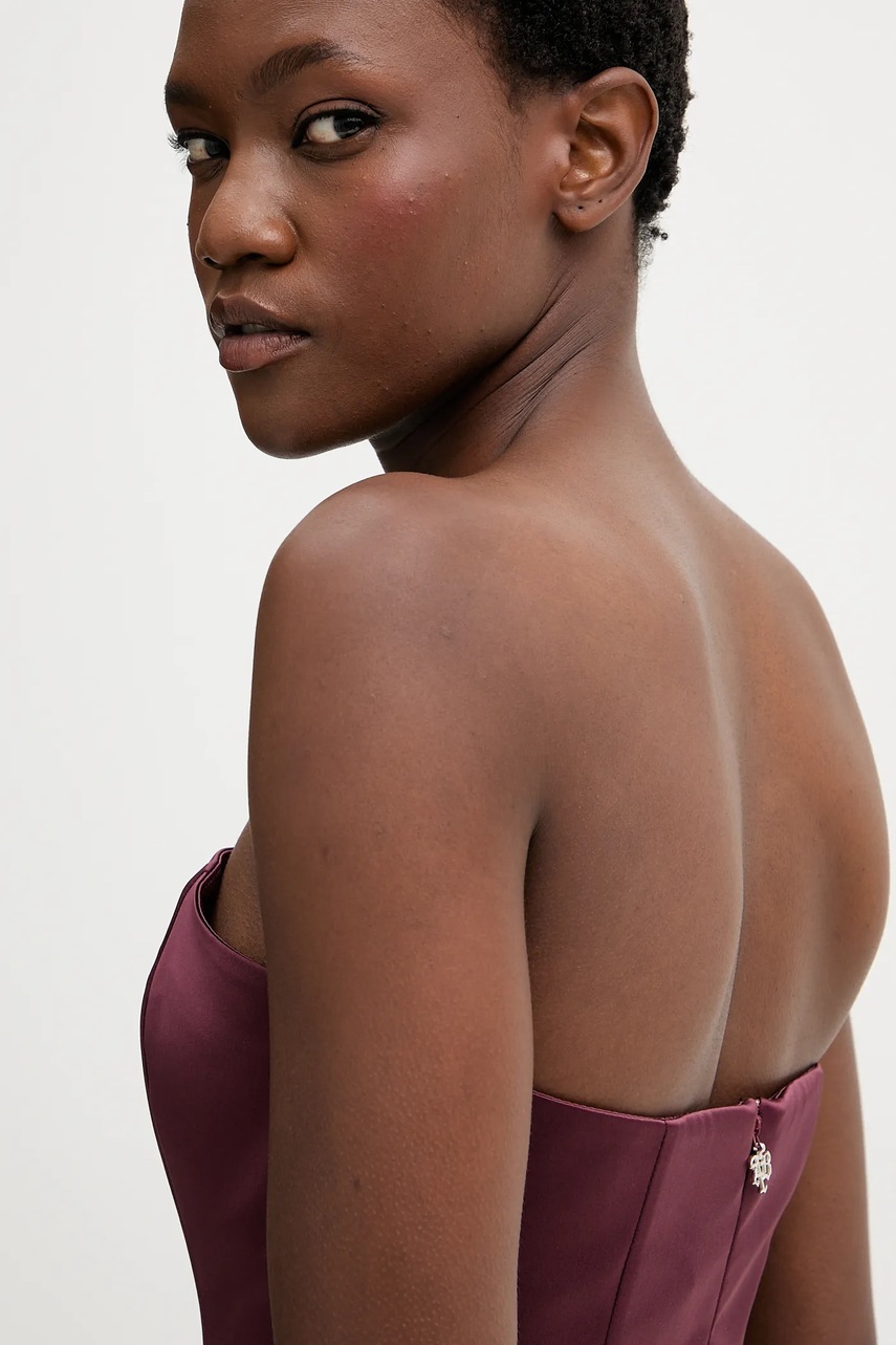 Сукня Aniye By колір бордовий mini розкльошена 181379